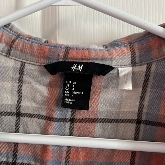 Muted plaid button up shirt from H&M - Picture 2 of 3